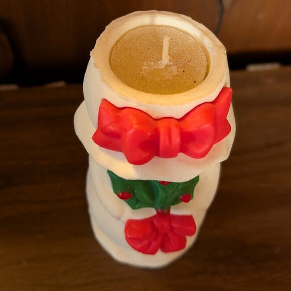 Vintage Avon Mrs. Snowlight Bayberry Scented Candle - Picture 6 of 6